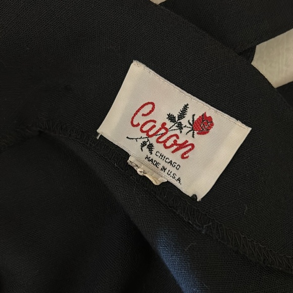 Vintage Caron Chicago Cutout Buttoned Back Midi Dress - Picture 11 of 12